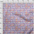 thumbnail image 2 of oneOone Cotton Poplin Fabric Chevron Ikat Printed Fabric 1 Yard 42 Inch Wide, 2 of 4