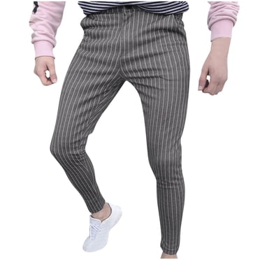 Weiqiqre Pantalon pour Homme Décontracté Ajusté Affaires Formel Pantalon de Complet Pantalon Léger Légèrement Extensible, et Coupe Régulière pour Sorties Toutes Saisons