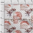 thumbnail image 2 of oneOone Cotton Poplin Twill Red Fabric Tropical Craft Projects Decor Fabric Printed By The Yard 56 Inch Wide, 2 of 4
