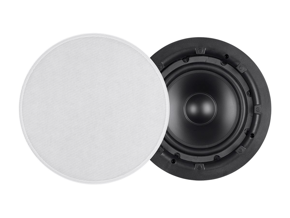 Monoprice Ceiling Speaker 8-inch Subwoofer with Dual Voice Coil (each) - Aria Series