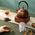 thumbnail image 4 of RKSTN Stainless Steel Tea Maker Tea Strainer: Stainless Steel Primary Color: Small Honeycomb + Chassis Kitchen Gadgets, 4 of 6