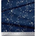 thumbnail image 3 of Soimoi Rayon Fabric Branches,Leaves & Bird Print Sewing Fabric Yard 42 Inch Wide, 3 of 3