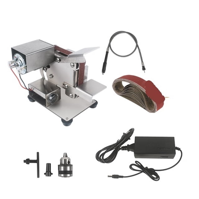 Belt Grinder,Mini Grinder Diy Belt Sander For Cutlery Electrical Band Grinding Machine Sharpening Machine Polish Tools ,Wide Use