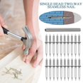 thumbnail image 3 of YSABOXY 100/200X Double-Head Skirting Thread Seamless Nail Nail US Nails, 3 of 6