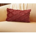 thumbnail image 1 of Fwttom Fuzzy Striped Throw Pillow Case, Sc&inavia-Style Fluff Long Striped Pillowcase Geometric Winter Cushion Cover Sofa Backrest Cover, 1 of 6