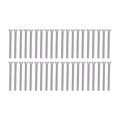 thumbnail image 1 of 50Pcs Cheese Head Slot Screw A2 70 Stainless Steel Flat Screw Machinery M3 Screws Set, 1 of 7