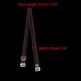 thumbnail image 3 of INSPIRE CHIC 1Pair Non-Slip Clear Bra Straps Replacement Invisible Transparent Bra Shoulder Straps Clear-White and Clear Buckle Width: 0.9cm/ 3/8", 3 of 5