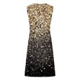 thumbnail image 5 of Penkiiy Robes de Printemps pour Femmes 2024 Décontractées Imprimées Amples Sans Manches Couleur Unie Col Rond Tempérament Élégantes Robes Dos Nu 2TG Multicolore, 5 of 5