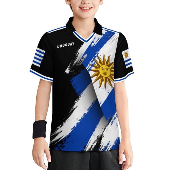 Maillot de Soccer Uruguay Personnalisé 2026 Chandail avec Nom et Numéro Personnalisés pour Hommes Femmes Enfants Style National Pays Maillot de Fan de Soccer