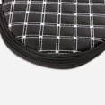 thumbnail image 4 of BUYISI Portable Round Zippered Car/Home 20 Cd Dvd Vcd Disc Holder Wallet Storage Bag White, 4 of 5