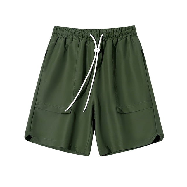Birdeem Mens Shorts Mens Summer Casual and Comfortable Drawstring Pocket Elastic Waist Shorts