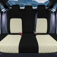 thumbnail image 4 of For 2016-2024 Honda Civic FH Group Neoprene Custom Fit Car Seat Covers Waterproof  - Rear Beige, 4 of 4