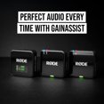 thumbnail image 2 of RØDE Wireless GO III (Gen 3) - Compact Wireless Microphone - Pristine Audio, 32-bit Float Recording, Automatic Level Control, for Phones, Cameras and Computers, 2 of 6