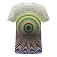 thumbnail image 5 of Birdeem T-Shirt Homme Impression Abstraite 3D Manches Courtes Col Rond Mode Décontracté Quotidien Vacances T-Shirt Haut Blouses, 5 of 5