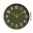 thumbnail image 3 of EGNMCR Wall Clock Silent Wall Clocks Battery Operated 12 Inch Modern Non Ticking Analog Clock Decorative For Kitchen Office Bathroom Bedroom clock clock, 3 of 6