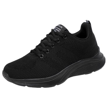 Bmisegm Ladies Women Low Top Breathable Mesh Running Casual Sport Shoes Casual Shoes for Women Black 42
