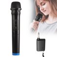 thumbnail image 1 of Microphone Sans Fil Karaoké Microphone Bluetooth, Micro Sans Fil Professionnel Portatif et Système de Récepteur, Microphone Sans Fil pour Chanter Karaoké Discours à l'Église, 1 of 4
