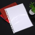 thumbnail image 3 of CUITING 200 Pcs Protecteurs de Documents Pinces à Classeur en Papier Transparent Sans Acide, 3 of 5