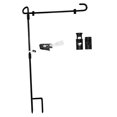 thumbnail image 1 of GROWTH TANK Garden Flag Stand Banner Stand with Spring Stoppers Detachable Flag Pole Outside, 1 of 9