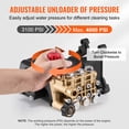 thumbnail image 4 of VEVOR Pompe de Laveuse à Pression Arbre 1 Pouces Ventouse Horizontale Triplex 4000 PSI 4,0 Gpm, 4 of 9