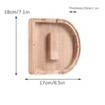 thumbnail image 1 of Agiferg Personalized Wooden Name Money Box Wooden Deposit Box Twenty Six English Letters, 1 of 6