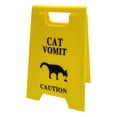 thumbnail image 2 of AKEGAMN Clearance! Caution Cat Vomit Sign Humorous Double Printed Desk Warning Sign Humorous Double Printed Desk Warning Sign Funny For Cat Lovers(Red Or Yellow) Caution Cat Vomit Sign Humorous Doub, 2 of 8