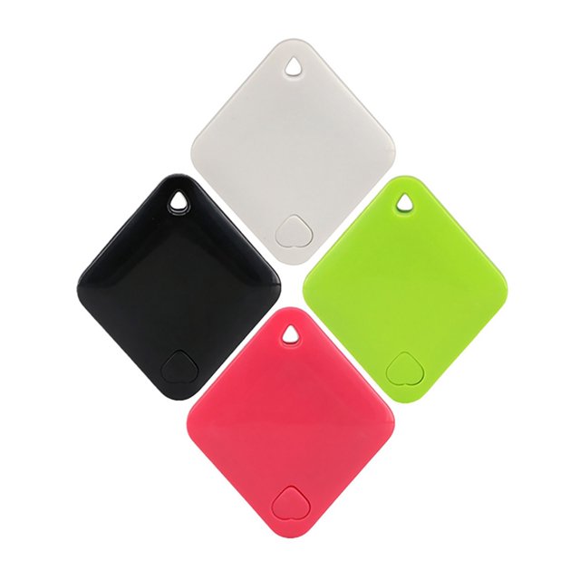 4 Pcs Mini Alarme Anti-Perte Portefeuille Cherche-Clés Étiquette Intelligente Traceur Localisateur GPS Porte-Clés Animal Chien Enfant Traqueur GPS Cherche-Clés, Rappel Rapide