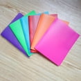 thumbnail image 3 of ZTTD Plastic Folders with Pockets, Pack of 1, Poly Two Pocket Folder, Heavy Duty 2 Pocket File Folders A5 Size, 2-Pocket Folders for Home and Office (Style5-Blue), 3 of 4