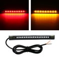 thumbnail image 2 of 12V 1Pcs Universal 18 LED Light Strip, Motorcycle Turn Signal Lights, Tail Trailer Brake Stop Light Flexible LED License Plate Lights, 2 of 8