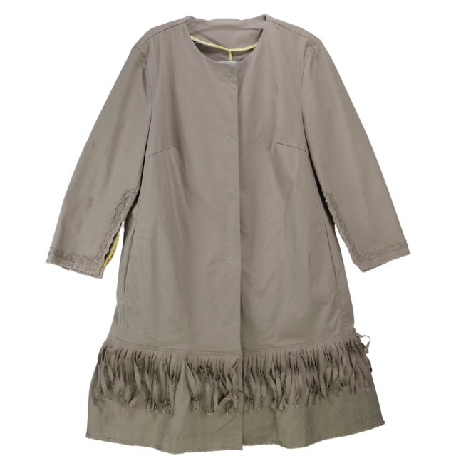 History Repeats Veste Bomber Tunique à Franges Verte 483 pour Femmes Ht083 - 12