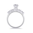 thumbnail image 2 of 1ct Diamond Engagement Ring Five Stone 14k White Gold, 2 of 4