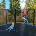 thumbnail image 3 of Gymax Trampoline Extérieur 14 Pieds Combo avec Filet de Sécurité et Échelle, 3 of 10