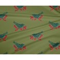 thumbnail image 4 of oneOone Polyester Lycra Fabric Branch & Bird Block Printed Fabric 1 Yard 56 Inch Wide, 4 of 4