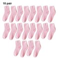 thumbnail image 2 of Xingzhi 10pieces Stably Fixed Elasticity Exquisite Craft Soft Texture Thick Socks Fit For All Feet Shape Wear-resistant Pink 1Set, 2 of 6