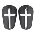 thumbnail image 1 of Meitianfacai S Size Adult Mini Football Leg Protector Men's And Women's Thick Leg Protector Plug In Sports Protective Equipment, Black, 1 of 7