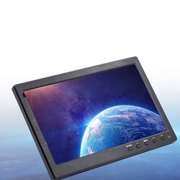 10.1 Inch 1024X600  Montior, 10 Inch External  Ultra Slim HD IPS Display, Built in Speaker, 16:10 Laptop PC Second Screen Gaming  for PC CCTV Camera