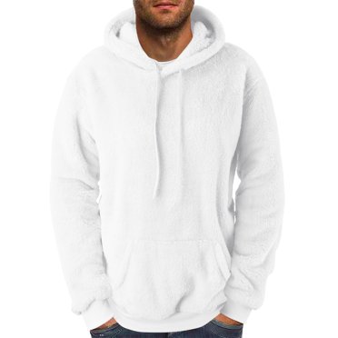 FAIWAD Men's Fleece Pullover Hoodie Sweatshirts Long Sleeve Sports Casual Hoodies Pullover Sweatshirt