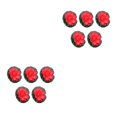 thumbnail image 2 of Wweixi 5pcs/set Artificial Lotus Realistic Appearance Easy To Clean Long-lasting bright red 2Set, 2 of 6