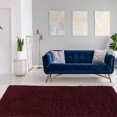 thumbnail image 4 of New Flokati 1400gr 8' x 10' Area Rug, Burgundy, 4 of 6
