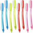 thumbnail image 1 of Zopeal Extra Hard Toothbrush 8 Pack Large Head Firm Bristle Adult Toothbrush, 1 of 5