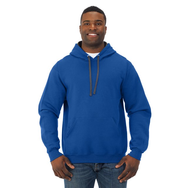 Fruit Of The Loom Sweat à Capuche Sofspun pour Hommes, 2TG, Royal