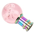 thumbnail image 2 of Gear Lever Head, Round Ball Universal Unique Gear Shifter Knob  Transparent Bubble  For Car Pink, 2 of 8