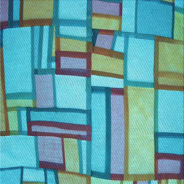 Ahgly Company Tapis d'Intérieur Lavables à la Machine, Carrés, Transitionnels, Verts, Tapis de Zone, 8 Pieds Carré