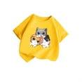 thumbnail image 2 of Girls Ruffle Long Sleeve Shirt Long Sleeve Thermal Shirt Girls 2t Girls Cat Top Kids Long Sleeve Tops Packs Shorts for Girls Size 6 Cat And Tops Girls 2t Long Sleeve Shirts Girls, 2 of 3