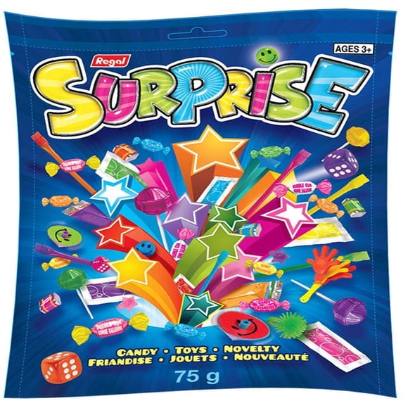 Regal Confections Surprise Bag - 75g - Candy, Toys, Novelty