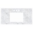 thumbnail image 2 of 36-in. W  18.25-in. D Stone Top In Bianca Carara Color For 3H4-in. Faucet AI-679, 2 of 3