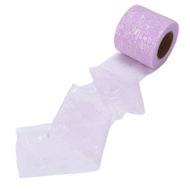 VGEBY Décoration DIY, Rouleaux de Tulle, Tissu de Tulle DIY Résistance à l'Abrasion Symphony Polyester Léger Rouleaux de Tulle Portables 6cm