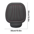 thumbnail image 3 of Red Red Leather Car Seat Cushion With Full Enclosure And Secure Fit For Vehicles, 3 of 6