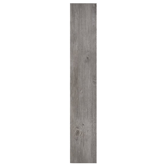 Floor Planks Do it Yourself Peel N' Stick Vinyl Wood Look Planks (6" x 36", Light Gray Oak)
