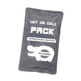 thumbnail image 1 of Esquirla Waterproof Gel Microwavable Freezable Hot Cold Pack For Injuries Black, 1 of 8